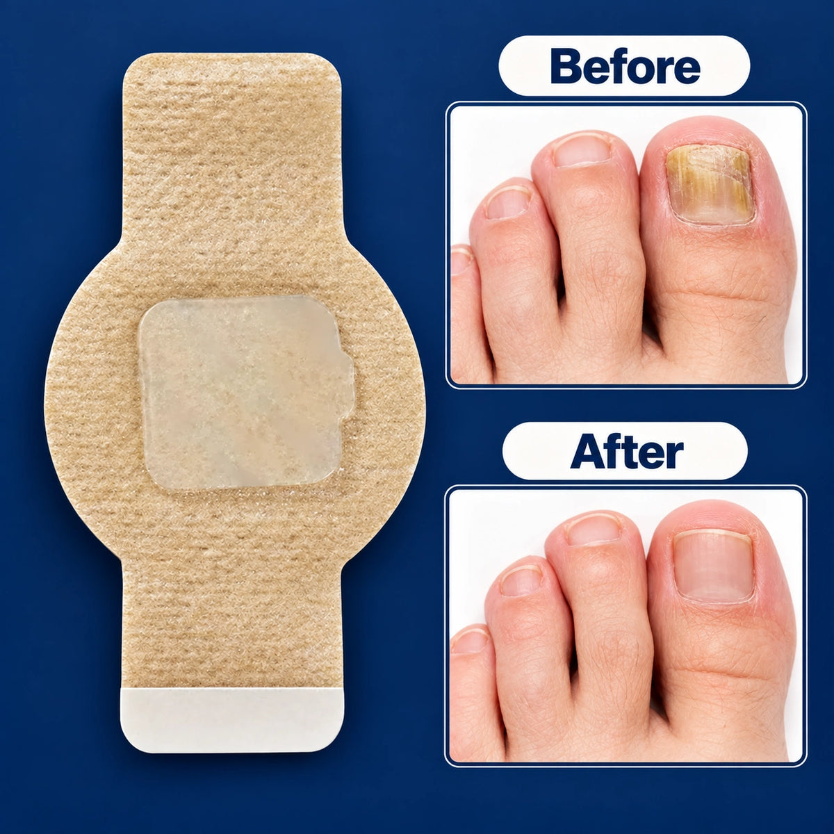 Cerotto NailRestore prima e dopo