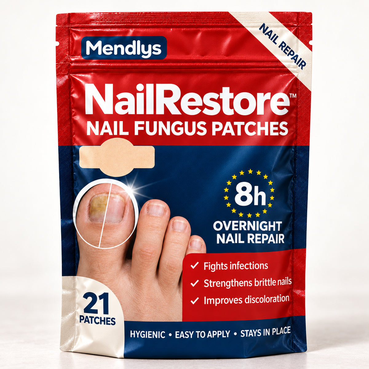 Sache Mendlys NailRestore para reparo das unhas