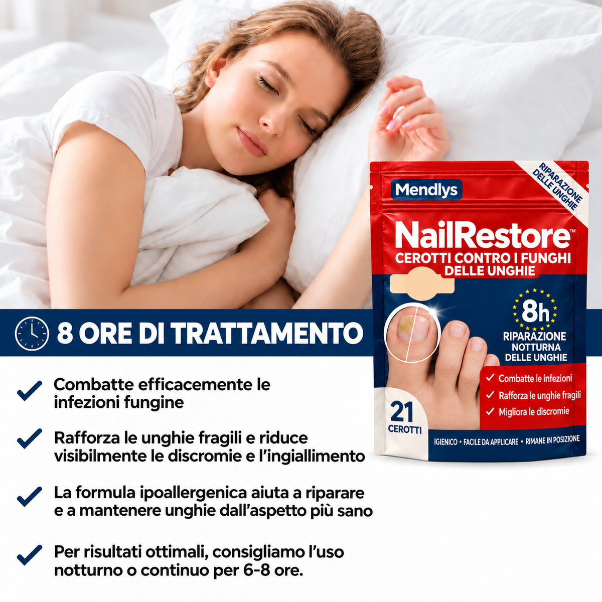 NailRestore – Cerotti adesivi antimicotici