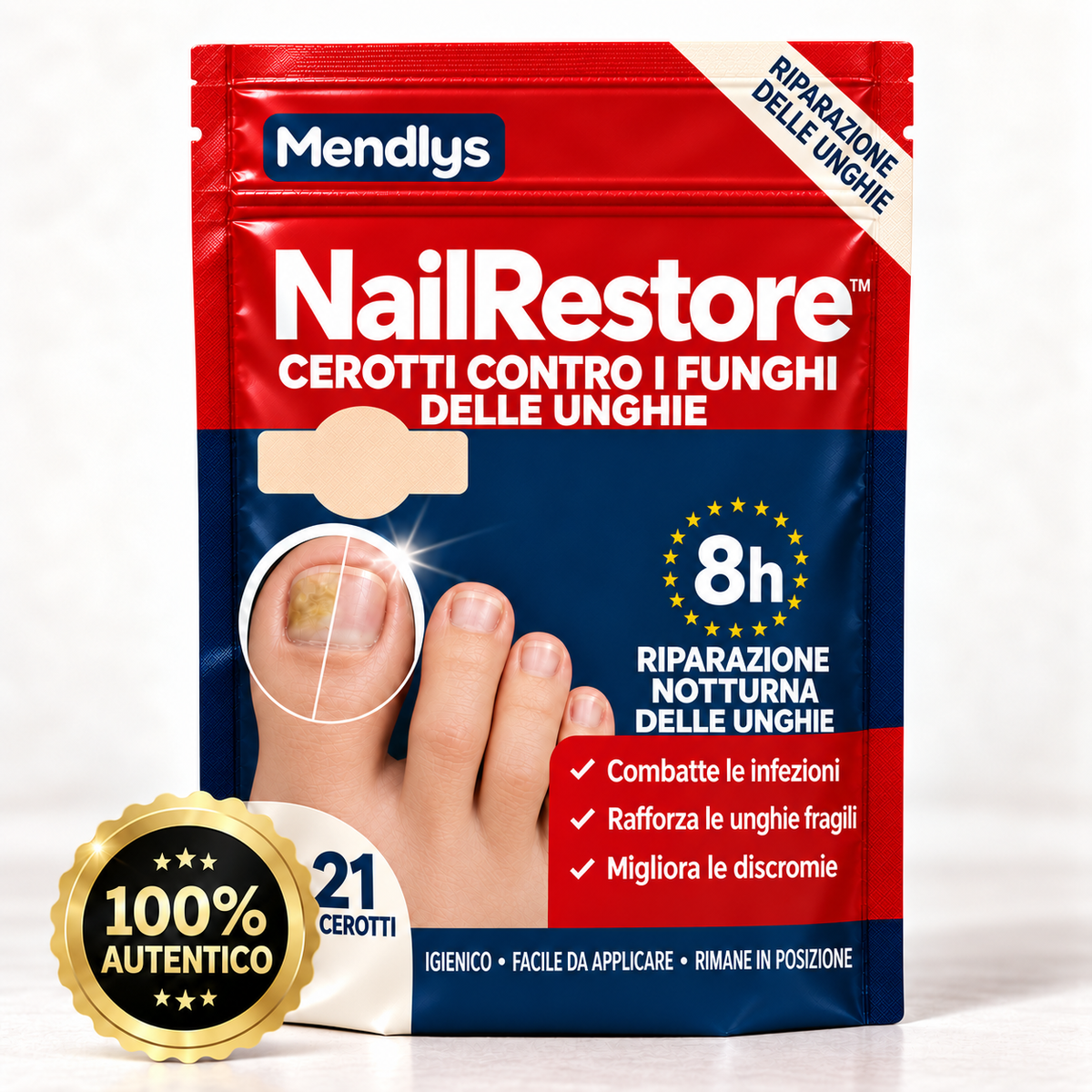 NailRestore – Cerotti adesivi antimicotici